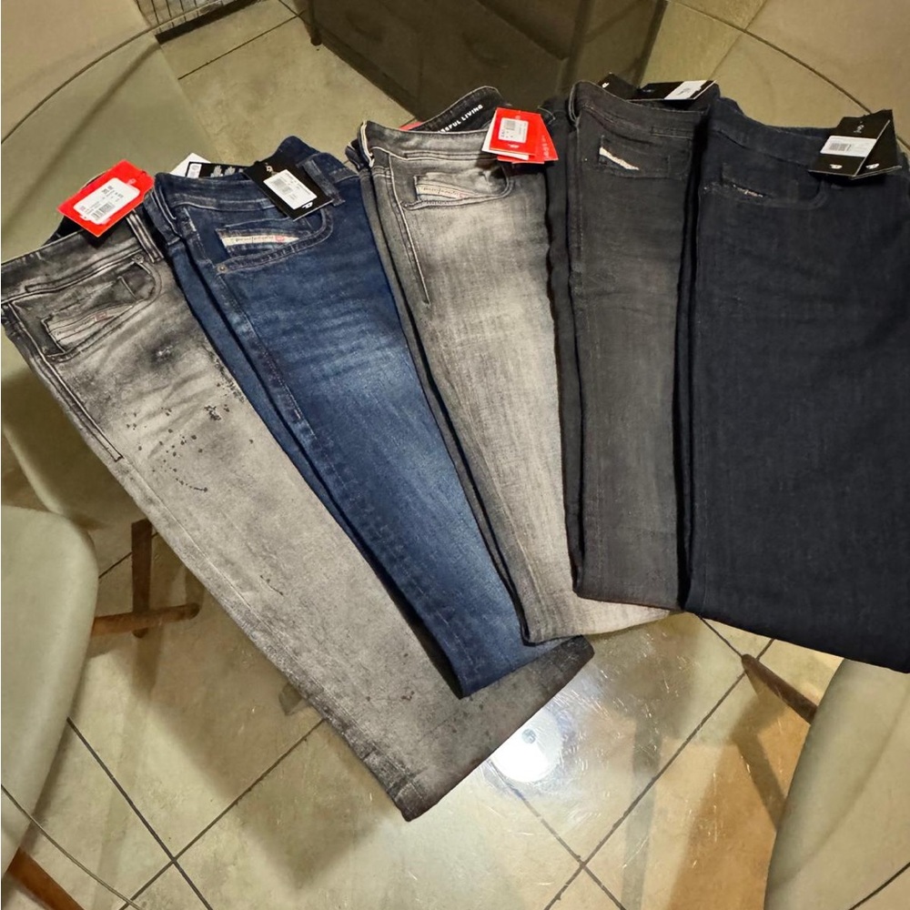 Diesel Charcoal Denim Pants